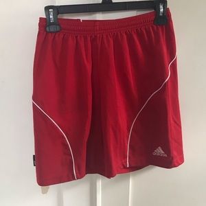 Red Adidas Soccer Shorts